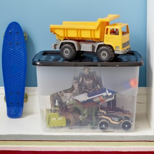 Strata Curve Plastic Storage Box & Lid Size 5 (65 Litre)